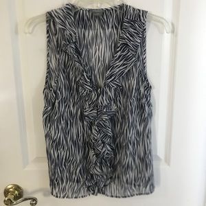 LOFT Lovely Sheer Blouse